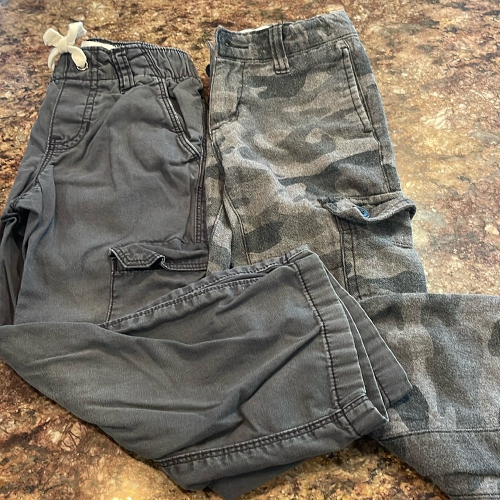 2 pairs old navy cargo pants.  Size 4T